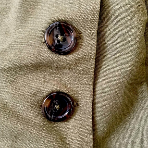 Forever 21 Asymmetrical Halter Top with buttons - Picture 2 of 3